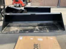 UNUSED 84IN SWICT BUCKET ATTACHMENT FOR UNIVERSAL SKID STEER