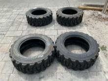 ( 4 ) UNUSED FORERUNNER 10-16.5 N.H.S SKS-1 TIRES FOR SKID STEER