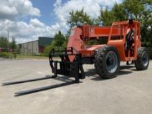 2014 JLG SKYTRAK TELEHANDLER MODEL 8042, CUMMINS DIESEL, APPROX MAX CAPACITY 8000LBS, APPROX MAX ...