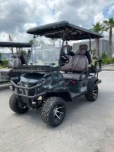UNUSED 2025 IRGC80 GOLF CART, ELECTRIC, STORAGE RACK IN FRONT, BACK SEAT FOLDS DOWN, BACK UP CAME...