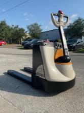 CROWN WP 3000 SERIES PALLET JACK MODEL WP3035-45, ELECTRIC, APPROX MAX CAPACITY 4500LBS