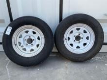 5LUG 15in TRAILER TIRES,ST205/75R15