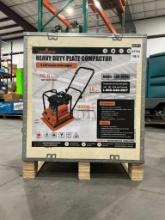 UNUSED LANDHONOR HEAVY DUTY PLATE COMPACTOR MODEL LHR-PC90, GAS POWERED