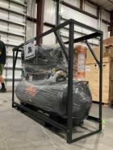 UNUSED LANDHONOR 40 GALLON 2-STAGE AIR COMPRESSOR MODEL LHR-GAC40Y, GAS POWERED, APPROX MAX PRESS...