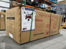 UNUSED IRGC40 3WHEEL MINI GOLF CART, ELECTRIC, 3-SPEED ADJUSTABLE, LED SMART OPERATION SCREEN