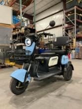 UNUSED 2025 MMS THREE-WHEELED ELECTRIC CART MODEL MS-D3, 48V, BILL OF SALE ONLY , RUNS & DRIVES, ...