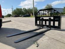 UNUSED 2025 GIYI FORK ATTACHMENT FOR SKID STEER , FORKS APPROX 60in LONG ( PLEASE NOTE STOCK PHOTOS