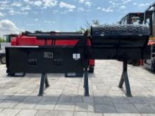 UNUSED 2024 WOOD CHIPPER MODEL SW58 FOR SKID STEER, APPROX WOOD LENGTH 22in, APPROX WOOD DIA 13in