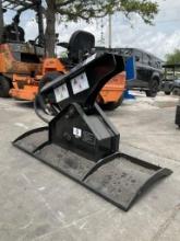 ( 1 ) UNUSED 2025 GIYI SNOW SHOVEL ATTACHMENT MODEL GY-SS71C FOR SKID STEER