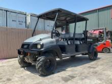 2020 CLUB CAR CARRYALL 1700 4x4 INTELLITRAK , DIESEL, CREW CAB, MANUAL DUMP BED, HITCH, BILL OF S...