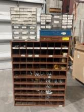 ( 2 ) LAWSON METAL INDUSTRIAL TOOL CABINETS; TOTAL APPROXIMATE DIMENSIONS 36 IN L X 12 IN W X 46 IN