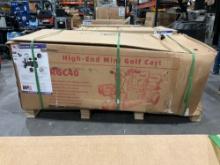 UNUSED IRGC40 3WHEEL MINI GOLF CART, ELECTRIC, 3-SPEED ADJUSTABLE, LED SMART OPERATION SCREEN