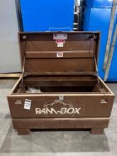 RAM-BOX METAL INDUSTRIAL TOOL CHEST MODEL 203617; APPROXIMATELY 36 IN L X 19 IN W X 21 IN TALL;