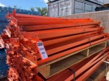 CROSSBEAMS FOR PALLET RACKING, APPROX 39TOTAL, APPROX 55in L