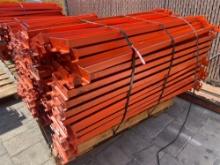 CROSSBEAMS FOR PALLET RACKING, APPROX 95TOTAL, APPROX 55in L
