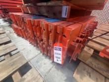 CROSSBEAMS FOR PALLET RACKING, APPROX 70TOTAL, APPROX 55in L