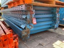 ( 1 ) PALLET OF UPRIGHTS FOR PALLET RACKING, APPROX 7TOTAL, APPROX 11FT L x 42in W