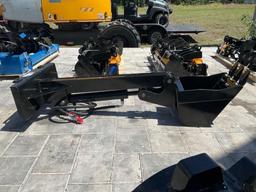 ( 1 ) UNUSED 2025 GIYI STRAIGHT DIGGING ARM MODEL GY-ZWB, FITS MINI SKID STEER LOADER