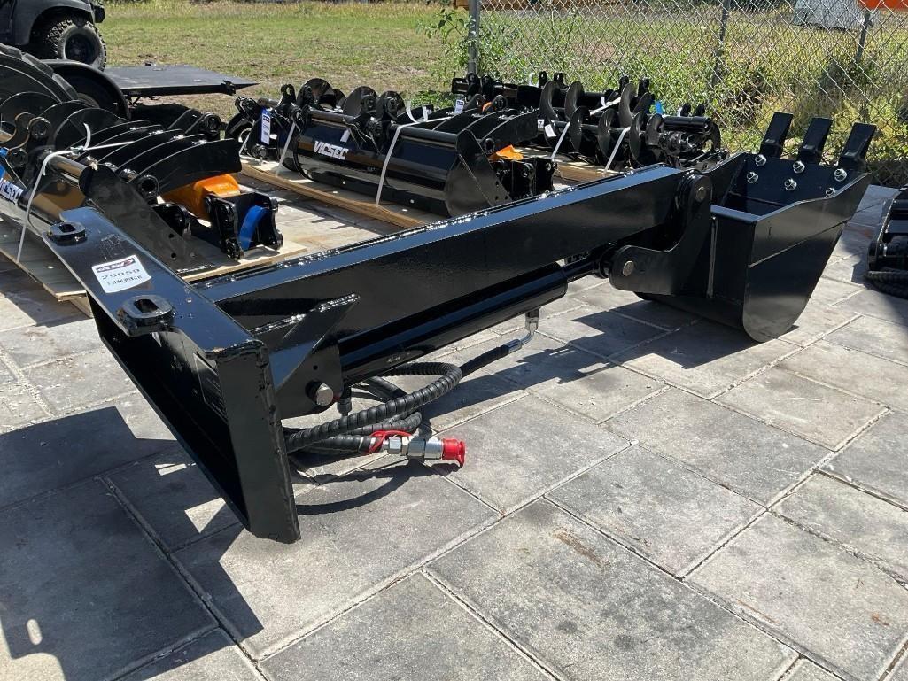( 1 ) UNUSED 2025 GIYI STRAIGHT DIGGING ARM MODEL GY-ZWB, FITS MINI SKID STEER LOADER