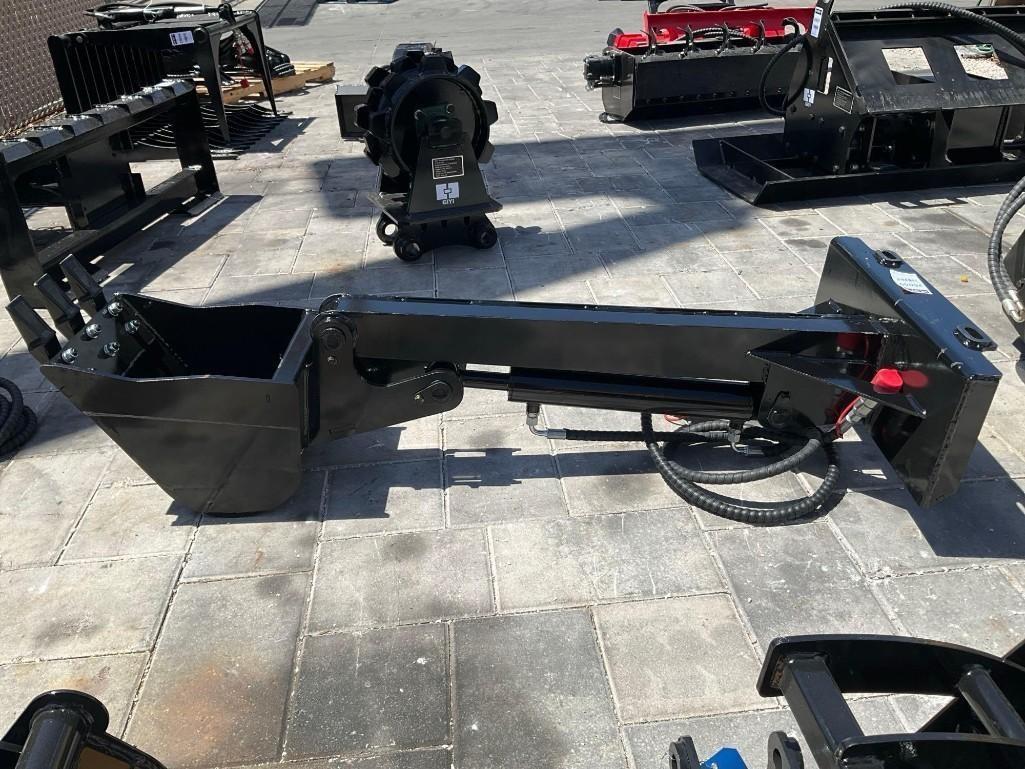 ( 1 ) UNUSED 2025 GIYI STRAIGHT DIGGING ARM MODEL GY-ZWB, FITS MINI SKID STEER LOADER