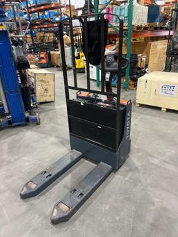 2024 TOYOTA PALLET JACK MODEL 8HBW23, ELECTRIC, 24V, MAX CAPACITY 4500LBS, LOW HRS SHOWING, BUILT...