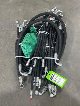 ( 1 ) BUNDLE OF UNUSED 2025 HYDRAULIC HOSES FOR EXCAVATOR, FITS 1-3TON EXCAVATOR