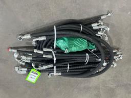 ( 1 ) BUNDLE OF UNUSED 2025 HYDRAULIC HOSES FOR EXCAVATOR, FITS 1-3TON EXCAVATOR