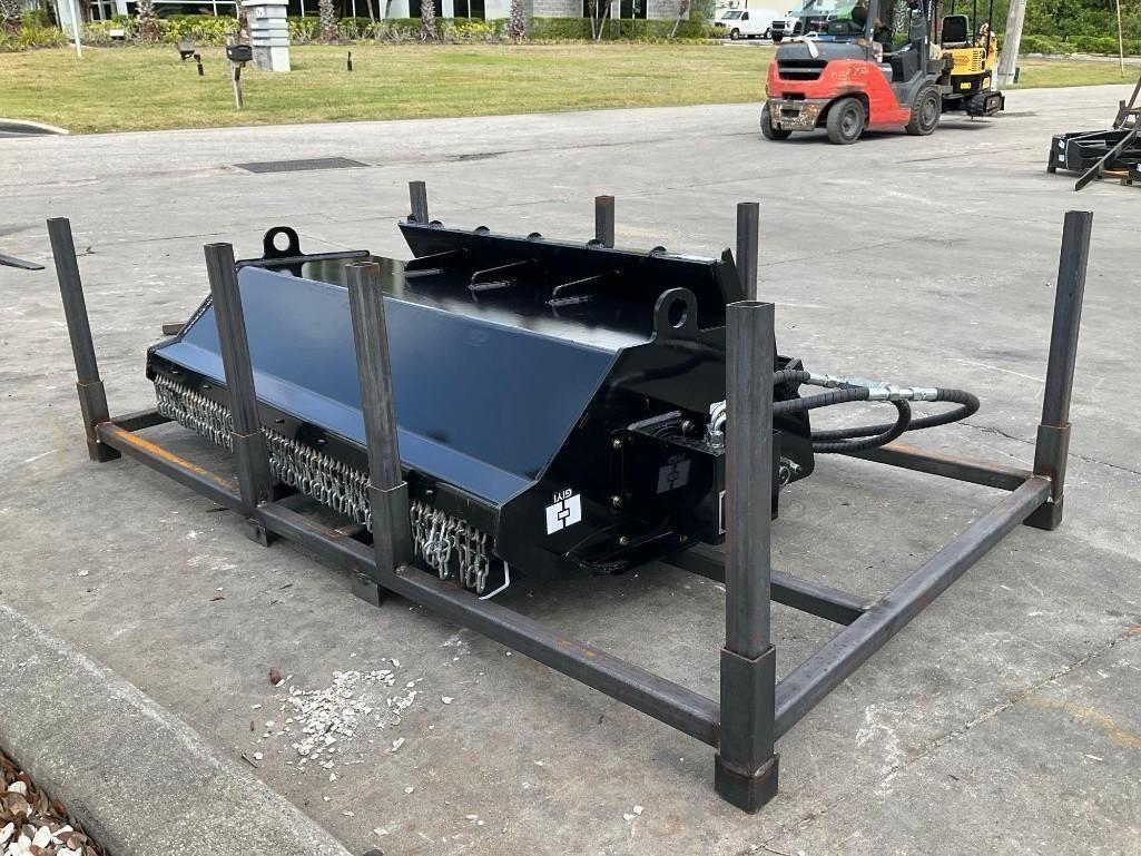 ( 1 ) UNUSED 2025 GIYI FLAIL MOWER MODEL GY-FM57, APPROX 57in WORKING WIDTH, APPROX WORKING PRESS...