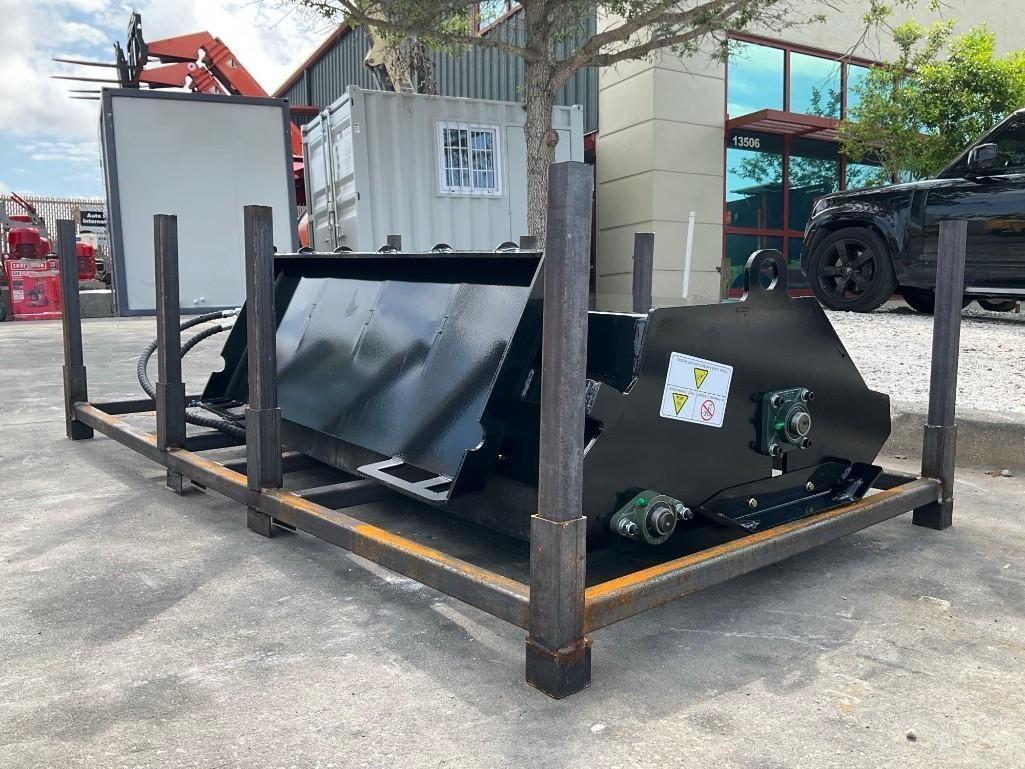 ( 1 ) UNUSED 2025 GIYI FLAIL MOWER MODEL GY-FM57, APPROX 57in WORKING WIDTH, APPROX WORKING PRESS...