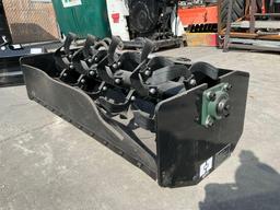 ( 1 ) UNUSED 2025 GIYI ROTARY TILLER ATTACHMENT MODEL GY-XGJ MINI SKID STEER, APPROX 40in L