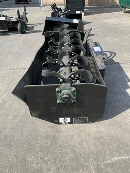 ( 1 ) UNUSED 2025 GIYI ROTARY TILLER ATTACHMENT MODEL GY-XGJ MINI SKID STEER, APPROX 40in L
