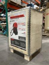 UNUSED LANDHONOR DIESEL FUEL TRANSFER PUMP W/ 49FT HOSE REEL MODEL LHR-DFP10