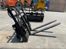 UNUSED 2025 GIYI SIDE SHIFT FORK ATTACHMENT MODEL GY-CYHC FOR MINI SKID STEER