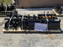 UNUSED 2025 VICSEC MINI EXCAVATOR ATTACHMENT SET WHICH INCLUDES ( 1 ) BUCKET WITH TEETH ( 1 ) QUICK