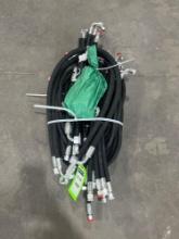 ( 1 ) BUNDLE OF UNUSED 2025 HYDRAULIC HOSES FOR EXCAVATOR, FITS 1-3TON EXCAVATOR