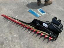 ( 1 ) UNUSED 2025VICSEC HEDGE TRIMMER ATTACHMENT FOR EXCAVATOR, FITS 1-2TON EXCAVATOR