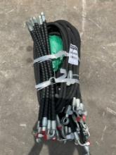 ( 1 ) BUNDLE OF UNUSED 2025 HYDRAULIC HOSES FOR EXCAVATOR, FITS 1-3TON EXCAVATOR