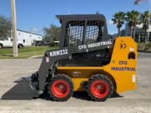 UNUSED 2024 CFG INDUSTRIAL SKID STEER LOADER MODEL KRW232, GAS POWERED