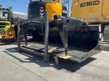 UNUSED 2025 GIYI PLATE GRABBER ATTACHMENT MODEL GY-PG72C FOR UNIVERSAL SKID STEER, APPROX 72in W