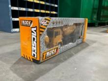 UNUSED TOY ENGINEERING WHEEL DRIVE 8 CHANNEL REMOTE MIXING TRUCK(PLEASE NOTE STOCK PHOTOS USED)