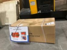 UNUSED ZYM 2in X 27FT RATCHET STRAPS, APPROX 10PCS IN BOX