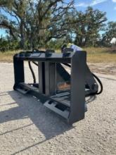 UNUSED 2024 LANDHONOR TREE PULLER ATTACHMENT MODEL TP2-13-08D FOR UNIVERSAL SKID STEER ( PLEASE N...