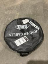 UNUSED TOP DC JUMPER CABLES, 4 GAUGE, APPROX 25FT(PLEASE NOTE STOCK PHOTOS USED)