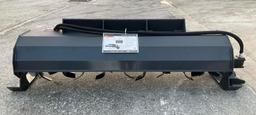 UNUSED 2025 WOLVERINE TILLER ATTACHMENT MODEL TL-12-72W FOR UNIVERSAL SKID STEER, APPROX 72in W (