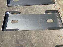 UNUSED 2025 MOUNTING PLATE FOR SKID STEER, APPROX 45in W