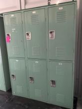 LOCKERS, APPROX 54in W x 72in T