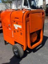 AMERICAN TOOL AT7500D12GAL PORTABLE GENERATOR, GAS POWERED , DIESEL HRS SHOWING