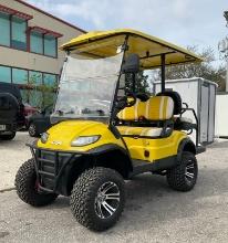 EXCELLENT ICON I-40 GOLF CART, ELECTRIC, BACK SEAT FOLDS DOWN TO FLAT BED, BUILT IN BATTERY