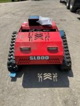 UNUSED 2025 SDLOOL REMOTE CONTROL LAWN MOWER MODEL SL800, GAS POWERED, APPROX CUTTING WIDTH 20in
