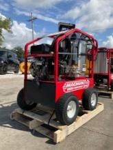 UNUSED 2024 MAGNUM 4000 SERIES GOLD HOT WATER PRESSURE WASHER,DIESEL GAS POWER, ELECTRIC START,